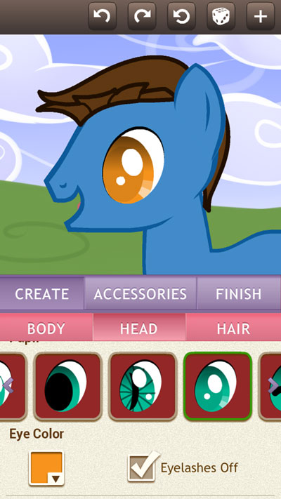 pony creator mobile: View 4